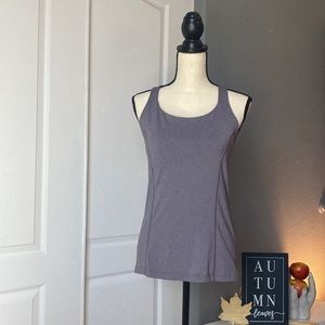 Lululemon Cross It Off Tank: Heathered Purple